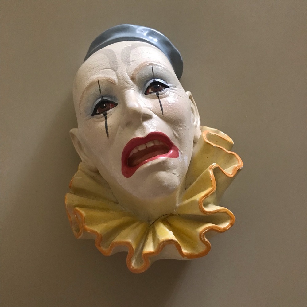 🟤Antique Old Solid Colorful Clown Wall Art